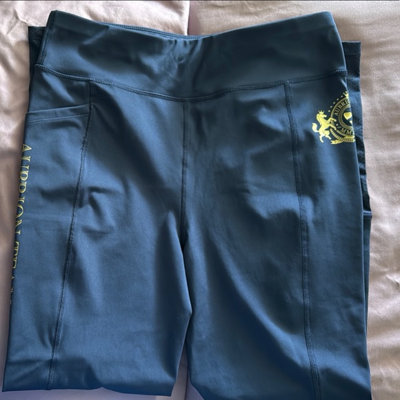 Aubrion Navy Riding Tights - Picture 3 of 3